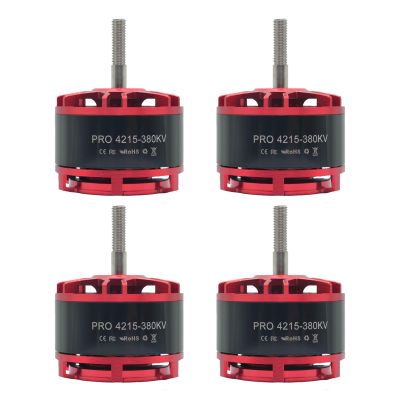 4PCS PRO 4215-380kv Brushless Motor 6-12s Quadcopter Motor for 13-15Propeller,FPV Multicopter Drone Replacement,Thrust 7.1KG(15.6 lbs) for Drone Long Range RC Plane,Airplane,Hexcopters,Octocopters