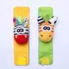 Baby Rattle, Children's Wristband Kids Bracelet Wristband Soft Plush Educational Rattles Play Toy Random Color 2 Pcs view 4