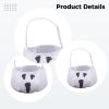 Halloween Treat Bags - 2 Pcs Ghost Design, 5.9 Inch Collection Handbags for Kids view 2