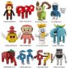 12 Pcs Steal a Brainrot Building Blocks Set,Construction Toy Creative Desk Display for Adults view 2