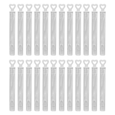 Aramox 24 Pcs Bubble Wand, Self Made Bottle Theme Design Mini Bubble Tube Stick Toy, with Premium Plastic Material, for Party Games Gifts Bridal Showers