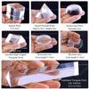 7 PCS K9 Optical Crystal Prism & Lens Set, 50mm Cube/Pyramid/Dome/Right-Angle/150mm Equilateral Prism, Biconvex/Biconcave Lens, for Photography Teaching Entertainment view 2
