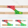 Bunu1492 Wooden Train Track Accessories Set,10 pcs Train Track Connector,Compatible with All Major Brands Train Tracks,Christmas Birthday Gift for Boys Girls,Train Toys Expansion Pack for Kids Ages 3+ view 3