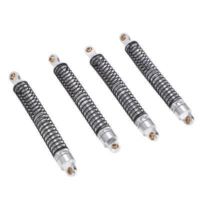 GEERYZHE 4PCS Aluminum Alloy Oil Replacement for RC Crawler - Fit for Redcat 18 1/18 78mm Threaded Damper Silver