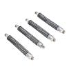 GEERYZHE 4PCS Aluminum Alloy Oil Replacement for RC Crawler - Fit for Redcat 18 1/18 78mm Threaded Damper Silver view 4