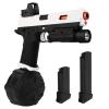 Gel Blaster X5,Full Auto Splatter-Blaster for Ages 14 & Up and Adults with Drum,Long Hopper,Safety Light and Goggles for Activities Team Game,White view 1