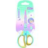 KEYROAD Pastel School Scissors, Children's Scissors, 1 Piece, 15.5 cm, with Ergonomic Soft Handle, Ideal for Children's Hands, Mixed Colours, School, Mixed Colours view 2