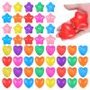 ARTIBETTER 100pcs Star-Shaped Ocean Balls Heart-Shaped Pool Balls Creative Swimming Toys Educational Play for Kids Party view 1