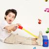 KUYYFDS Foam Jumper Soft Bungee Stick Toy Rubber Birthday with Light Sound for Kids Blue view 3