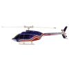 A60 1:42 Scale Mini Bell-206 Helicopter, 4-Channel RC Helicopter with Altitude Hold and Optical Flow Positioning, Ready to Fly Remote Control Helicopter for Adult Beginners - 4 Batteries view 4
