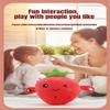 Legvixi Creative Induction Fruit Banana Rhythm Piano Singing Plush Toy | Human Motor Sensing Banana Metronome Plush Toy | Fruit & Heart for Children and Valentine's Day Gift (2Pcs-1) view 2
