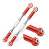 Acouto RC Linkage Rod Aluminium Alloy Linkage Rods 1/ Scale RC Truck Turnbuckles 1/ 4X4/2WD (SLA013R red) view 4