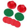 Acouto Hockey Pushers Plastic Lightweight Goalies Ice Hockey Pushers Pucks Set Replacement Tables Game Paddles Sports & OutdoorsSportsLeisure Sports & Game Room/ & Table (M 76mm/2.99in) view 2