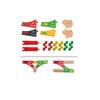 Bunu1492 Wooden Train Track Accessories Set,20 pcs Train Track Connector,Compatible with All Major Brands Train Tracks,Christmas Birthday Gift for Boys Girls,Train Toys Expansion Pack for Kids Ages 3+ view 1