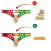 Bunu1492 Wooden Train Track Accessories Set,20 pcs Train Track Connector,Compatible with All Major Brands Train Tracks,Christmas Birthday Gift for Boys Girls,Train Toys Expansion Pack for Kids Ages 3+ view 4