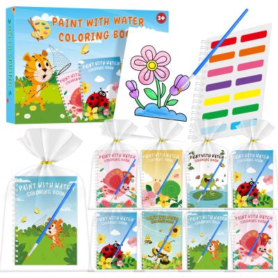 24 Water Coloring Books Party Favors, Mini Coloring Books Bulk for Boys Girls Classroom School Gifts Activity Crafts, Goodie Bags Stuffers Crafts Toys