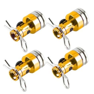 RC Toys For Traxxas For Hsp For Sakura Redca 1/10 4pcs Stealth Invisible Body Post Mount Contact Shell Column Clips RC Drift Car(Gold)