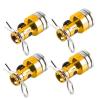 RC Toys For Traxxas For Hsp For Sakura Redca 1/10 4pcs Stealth Invisible Body Post Mount Contact Shell Column Clips RC Drift Car(Gold) view 1
