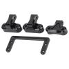 Aluminum Alloy Servo Mount Bracket, High Strength Metal Beam Servo Mount for LCG 1/10 RC Cars, Durable Replacement Servo Bracket with Enhanced Stability, for Low Center view 2