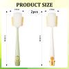2 PCS 5 in 1 Bottle Cleaning Brush, Multifunctional Cleaning Brush, Deep Clean Narrow Bottle Necks and Straws, Efficient Bottle Scrubber Brush for Home and Travel Use (Green and Yellow) view 2