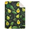 xigua Avocado Pattern Baby Blanket for Newborn Boys Girls, Soft Warm Bed Throws Blanket, Cozy Reversible Newborn Receiving Blanket 30 x 40 Inch view 1