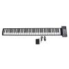 Vvikizy 88 Keys Roll Up Piano, Rechargeable Electronic Hand Roll Piano with LED Display MIDI Function, 128 Tones Rhythms for Kids Beginners view 1