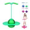 Balance Jumping Ball, Jumping Hopping Ball, Pogo Jumper with Handle and Ball Pump,High Jump Toy Bounce Jump Trick Board Pogo Bouncing Ball Safe and Fun Pogo Stick for Adults (Green) view 1