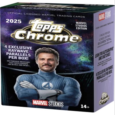 2025 Topps Marvel Studios Chrome - Factory Sealed - Value Box
