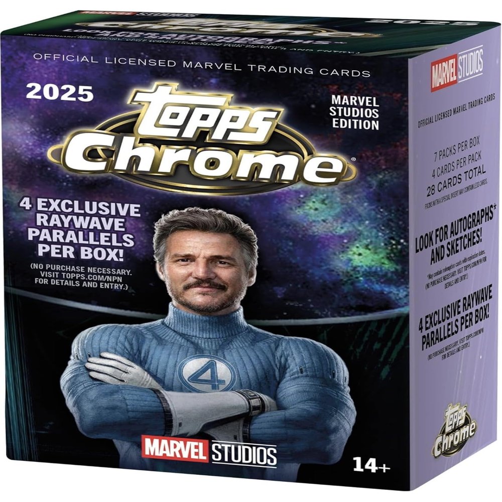 2025 Topps Marvel Studios Chrome - Factory Sealed - Value Box