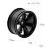 4pcs 52mm 1/10 RC On-Road Drift Racing Car Plastic Wheel Rim Wheel Hubs for Tamiya for Kyosho confident(Black) view 2