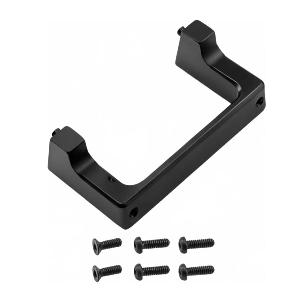 YTRHBV RC car Components Compatible with WLtoys 244016 for Losi Micro B for Losi Micro T 1/24 RC Car Upgrade Parts Accessories Aluminum Mount(Black)