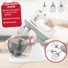 Kids Play Kitchen Appliance Playset Stand Mixer Toy Food Mixer for Children Educational Pretend Play Toy with Rotating Head and Attachments view 2