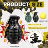 Sratte 4 Pcs Toy Hand Grenade for Cs Game with 20 Round Foam Ammo Model Tactical Fake Grenade for 14+ and Adults Outdoor Army Military Camo Party Favors Pretend Role Play Prop Game(Black, Green) view 2