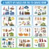 Windkream 13 Pack Advent Felt Board Bible Stories Set, Flannel Board Stories with A Felt Pieces Storage Binder for Preschool Activities view 4