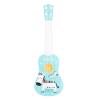 Asixxsix Kids Ukulele Toy, 13.98x4.13Inch Playable Educational Musical Instrument, Early Learning Music Toy Ukulele Guitar, for Children Over 3 Years Old (Blue) view 1