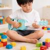 Asixxsix Kids Ukulele Toy, 13.98x4.13Inch Playable Educational Musical Instrument, Early Learning Music Toy Ukulele Guitar, for Children Over 3 Years Old (Blue) view 2