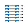 RC Connecting Rod Parts For MJX 10208 V2 1/10 Metal Upgrade Adjustable Pull Rod Remote Control Car Modifications Accessories Parts(Blue) view 1