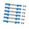 RC Connecting Rod Parts For MJX 10208 V2 1/10 Metal Upgrade Adjustable Pull Rod Remote Control Car Modifications Accessories Parts(Blue) view 2