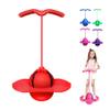 Balance Jumping Ball, Jumping Hopping Ball, Pogo Jumper with Handle and Ball Pump,High Jump Toy Bounce Jump Trick Board Pogo Bouncing Ball Safe and Fun Pogo Stick for Adults (Red) view 1