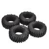 1.9" Crawler Tires 96mm/108MM with insert 1/10 RC Crawler for Axial SCX10 SCX10 II 90046 D90 D110 for Tamiya confident(96MM) view 1