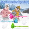 3 Pack Snowball Maker Snow Ball Toys Games with Handle, Fun Turtle Clip Beach and Winter Toy, Easy Snowball Shaper Mold, Outdoor Indoor Winter Snowball Fight Maker Tool Clip view 2