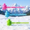 3 Pack Snowball Maker Snow Ball Toys Games with Handle, Fun Turtle Clip Beach and Winter Toy, Easy Snowball Shaper Mold, Outdoor Indoor Winter Snowball Fight Maker Tool Clip view 3