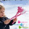 3 Pack Snowball Maker Snow Ball Toys Games with Handle, Fun Turtle Clip Beach and Winter Toy, Easy Snowball Shaper Mold, Outdoor Indoor Winter Snowball Fight Maker Tool Clip view 4