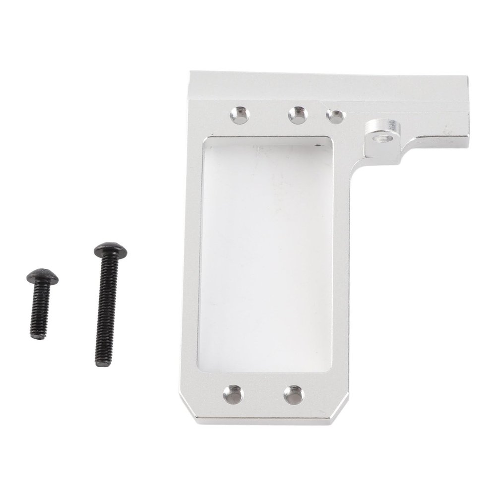 1/10 RC Servo Mount Low Center for Phoenix F10 VP, Aluminum Alloy 4 Link Adapter, Precise Control Upgrade with Enhanced Durability, Optimized Design for Stability and High Speed Pe (Silver)