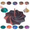 3D Expanded Sensory Fidget Star with Handle,Stress-Relief for Adults,Multi-Color Entertainment Pack for Mesmerizing Fun (Black-Red, Large) view 1
