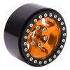 1.9 Inch Beadlock Wheels, Aluminum Alloy RC Wheel Rims, 5 Hole Silver Non Staining Lock Tire Wheel Hub for AXIAL SCX10 90046, D90, Hsp, Redcat, Hpi RC Cars (Gold) view 2