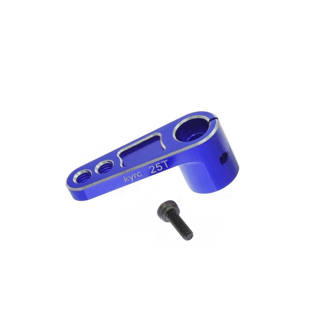 25T Aluminum Alloy Steering Servo Arm Horn for RC Cars Compatible for Traxxas, Crawler, Large Torque Digital Coreless Servo P confident(Blue)