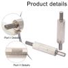 Zinc Alloy Damping Shaft for Heavy Duty Large Torque Equipment Silent & Stable Stop-and-Go Motion Control Shock Absorption Resistant Simple Installation 2 Pack view 3