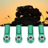 4 Pcs RC Link Rod End M4 Thread CW 7mm Ball Joint Head, High Strength Alloy RC Ball Joint Head for 1/10 Model Car, Durable RC Linkage Rod End with Anti Corrosive Coating, Perfect f (Green) view 4
