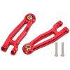 2Pcs RC Car Swing Arm for SG1603/SG1604/UD1601/UD16024, Aluminum Alloy Front Rear Swing Arms, Reduce Bumps High Strength Metal Upgrade Parts for 1/16 Remote Control Cars (Red) view 1